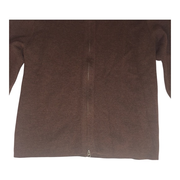 Alfani Men's Zip-Up Brown Sweater L 100% wool - Picture 5 of 5